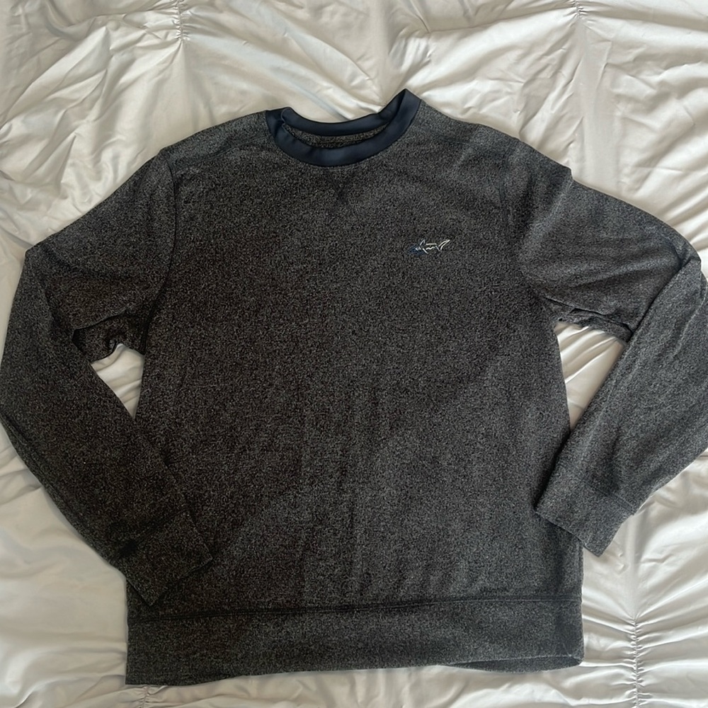 Greg Norman Collection Gray Crew Neck Sweater